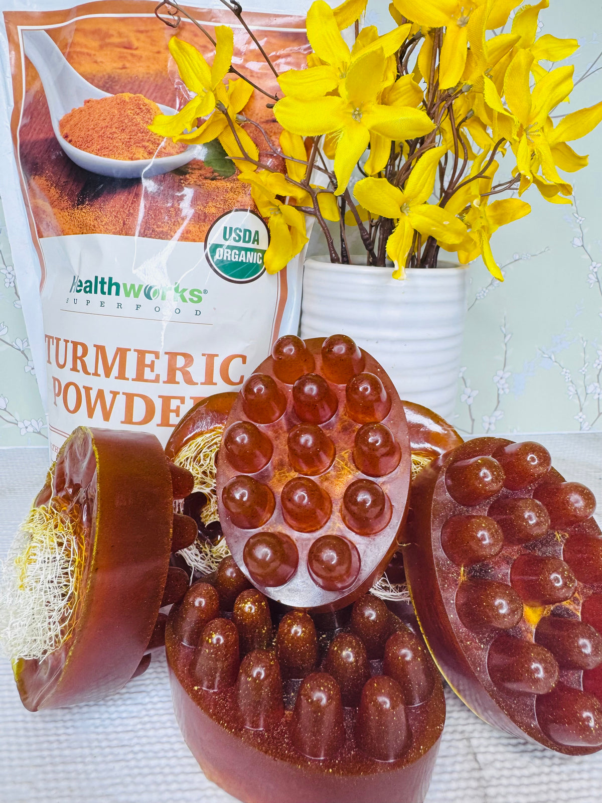 Turmeric Massage Loofah Soap