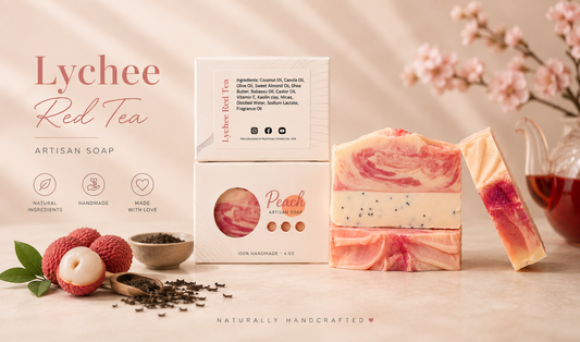 Lychee Red Tea Artisan soap