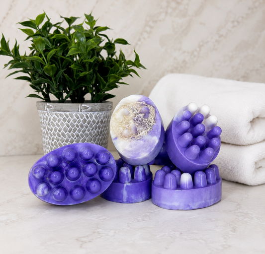 Lavender Massage Loofah Soap