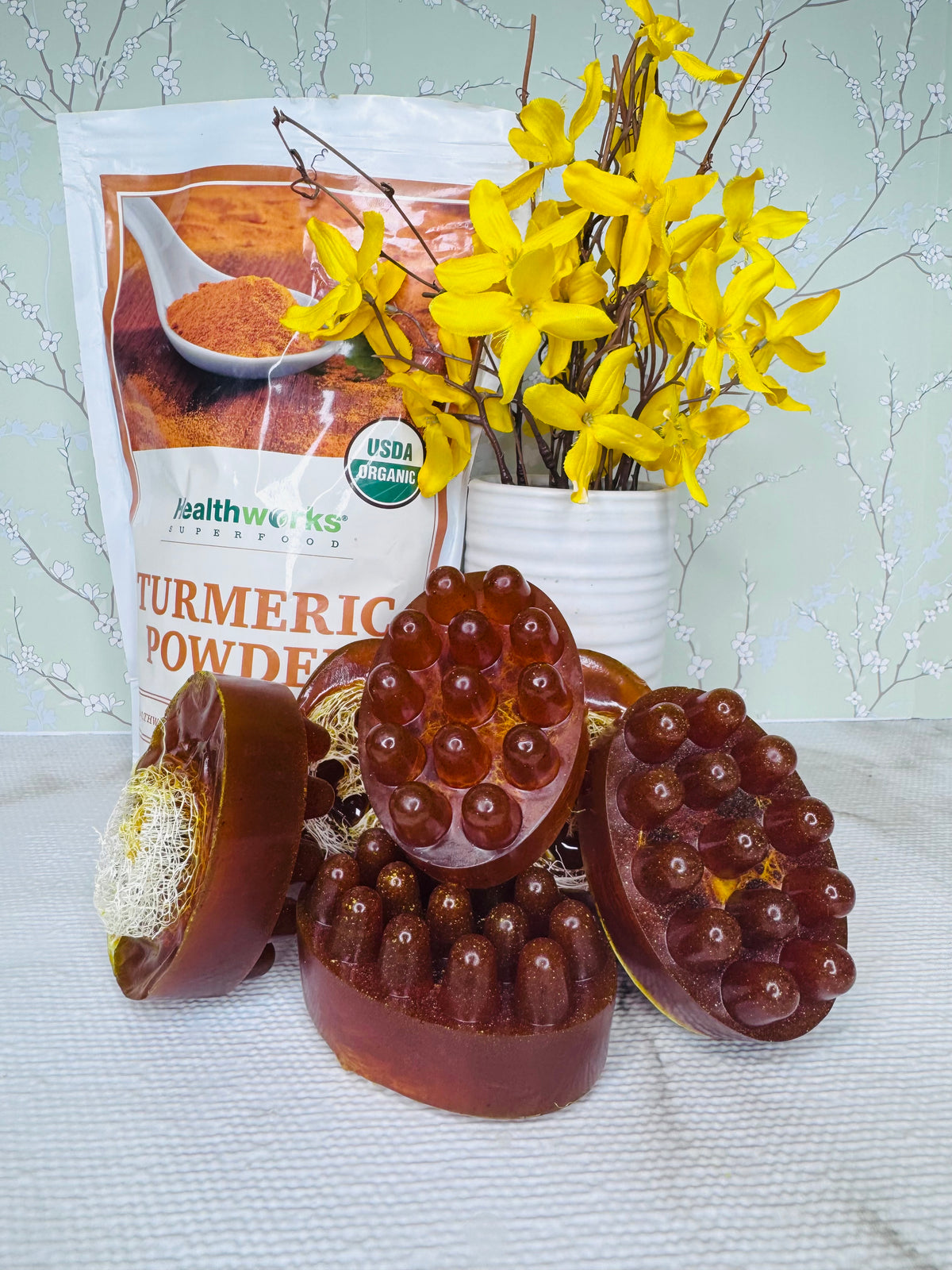 Turmeric Massage Loofah Soap