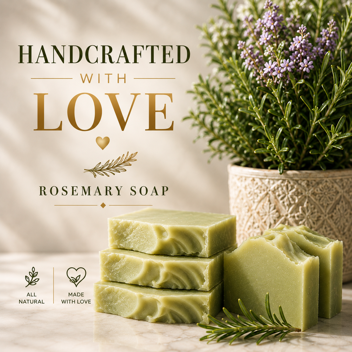 Rosemary Mint Artisan Soap